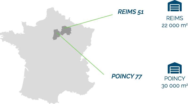 Groupe Barré - Des solutions de transports et d’affrêtements du régional à l’international - Possibilité de combinaison rail / routesur notre site de Reims embranché fer